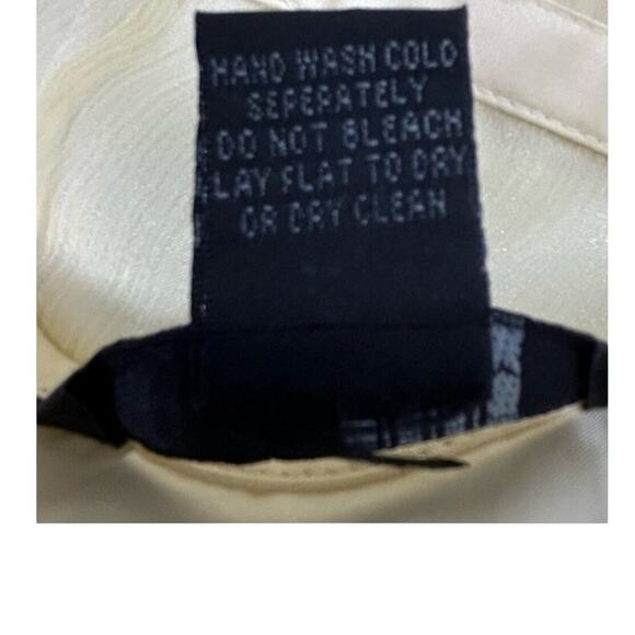 WD.NY Yellow Silk 20s Inspired Sleeveless Flapper Midi Dress Size 8 - Picture 4 of 12